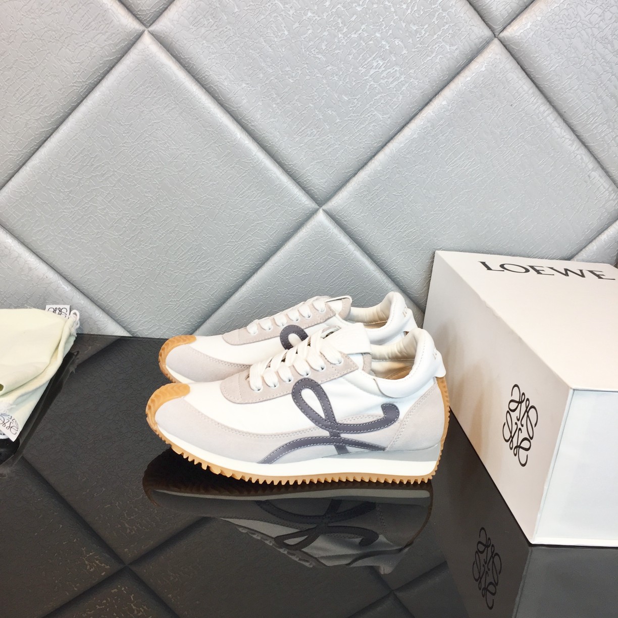 Loewe Flow Runner In Calfskin - EUR FASHION