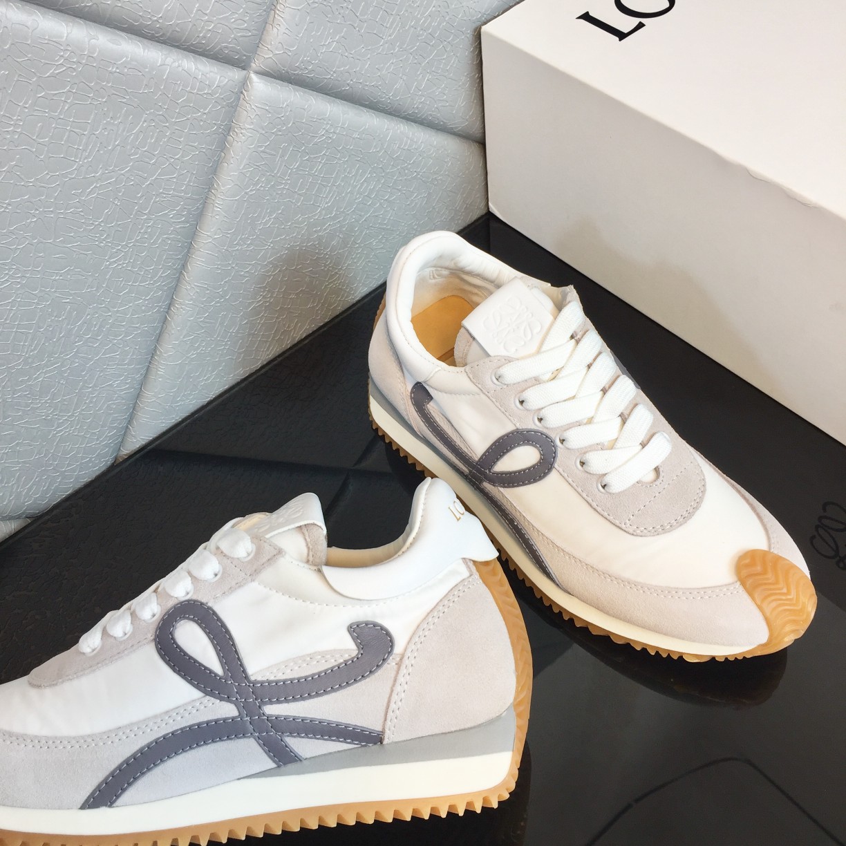 Loewe Flow Runner In Calfskin - EUR FASHION
