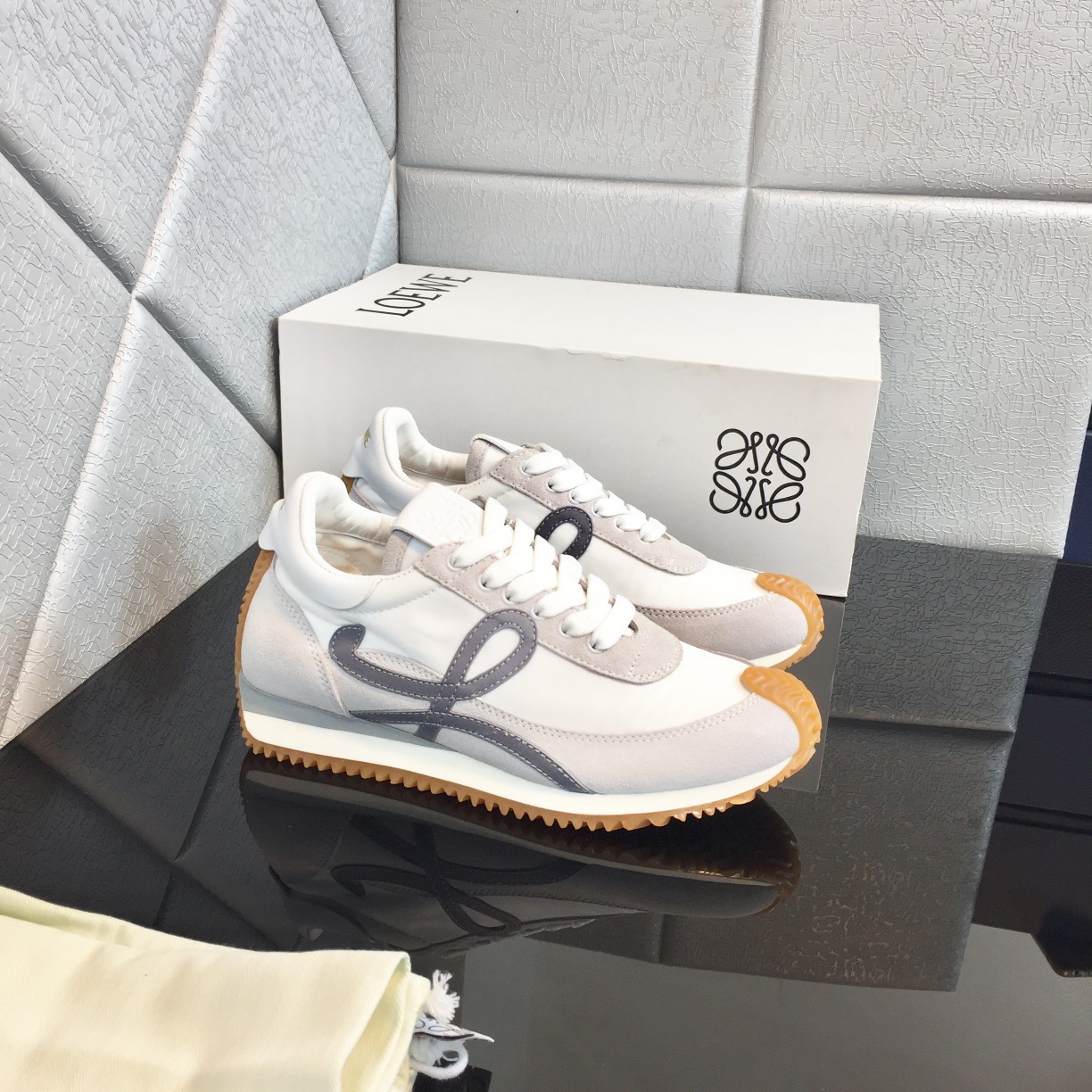 Loewe Flow Runner In Calfskin - EUR FASHION
