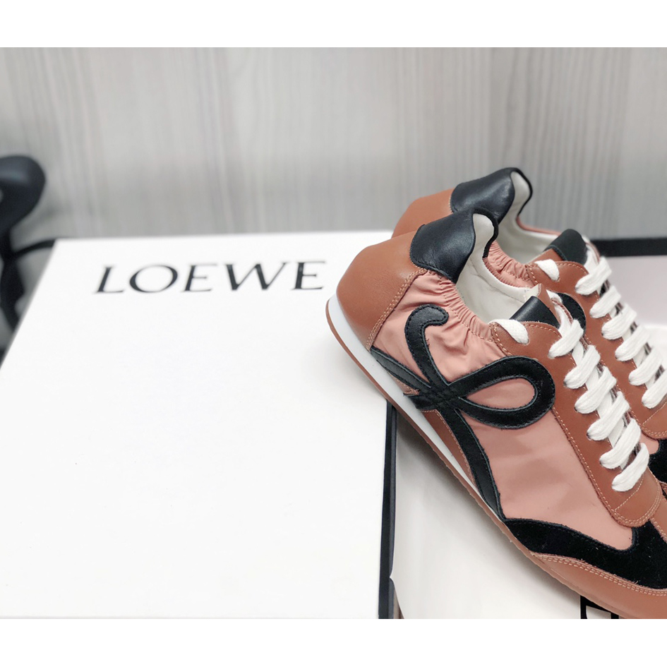 Loewe Ballet Runner In Nylon And Calfskin - EUR FASHION