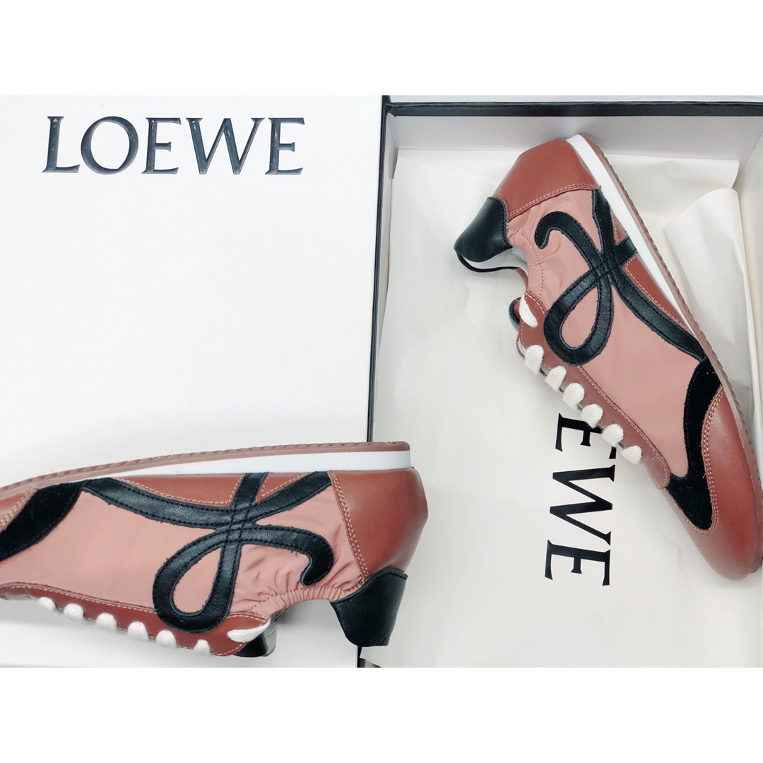 Loewe Ballet Runner In Nylon And Calfskin - EUR FASHION