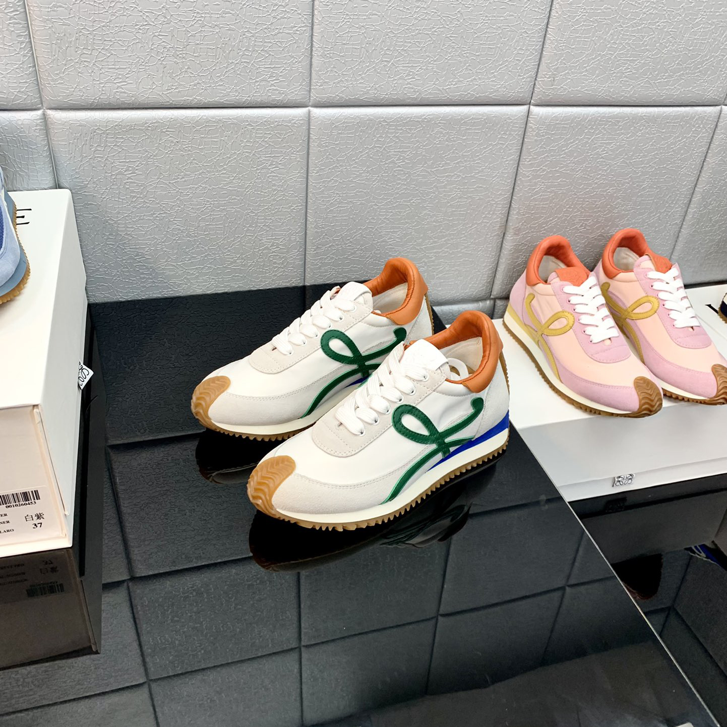 Loewe Flow Runner In Technical Mesh And Suede - EUR FASHION