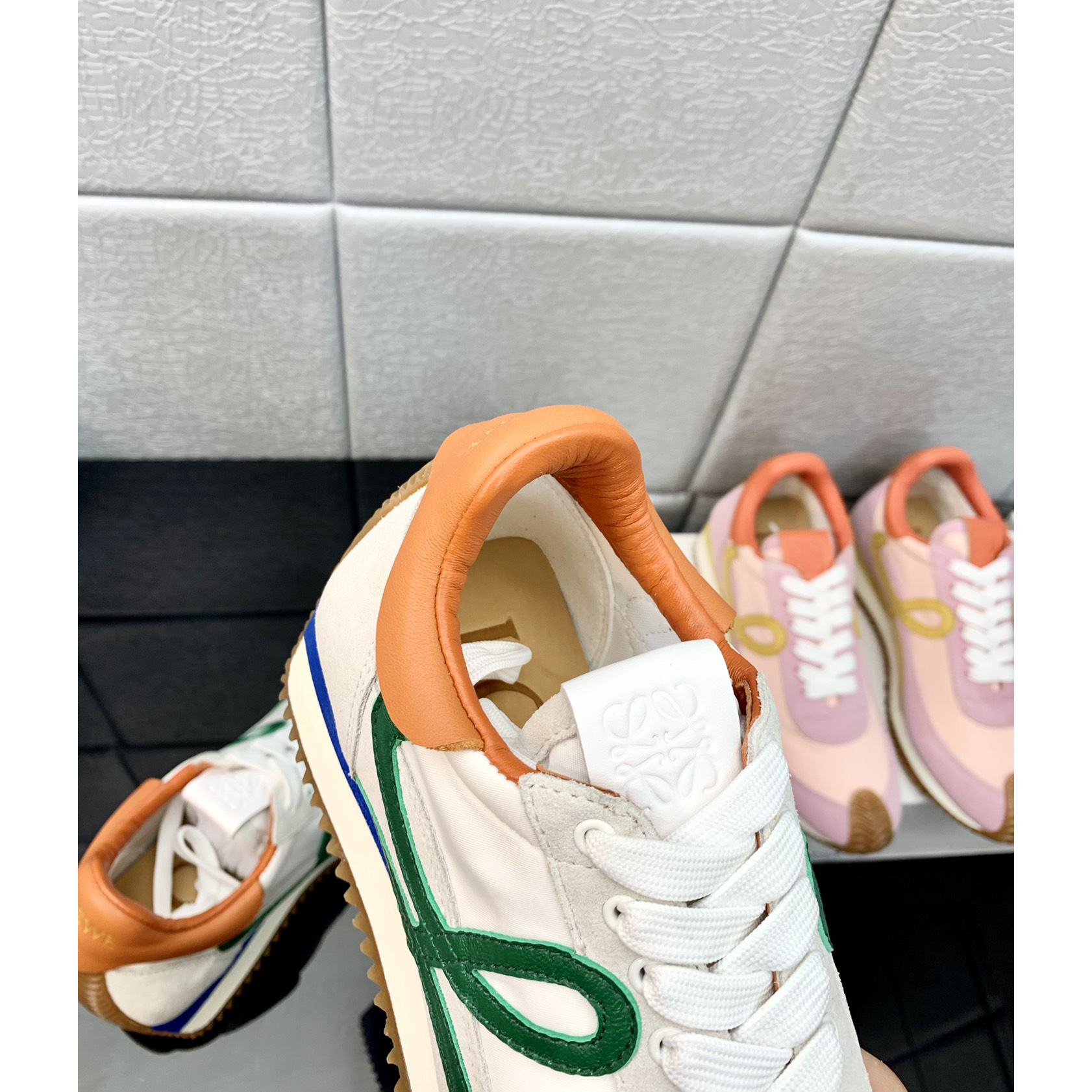 Loewe Flow Runner In Technical Mesh And Suede - EUR FASHION