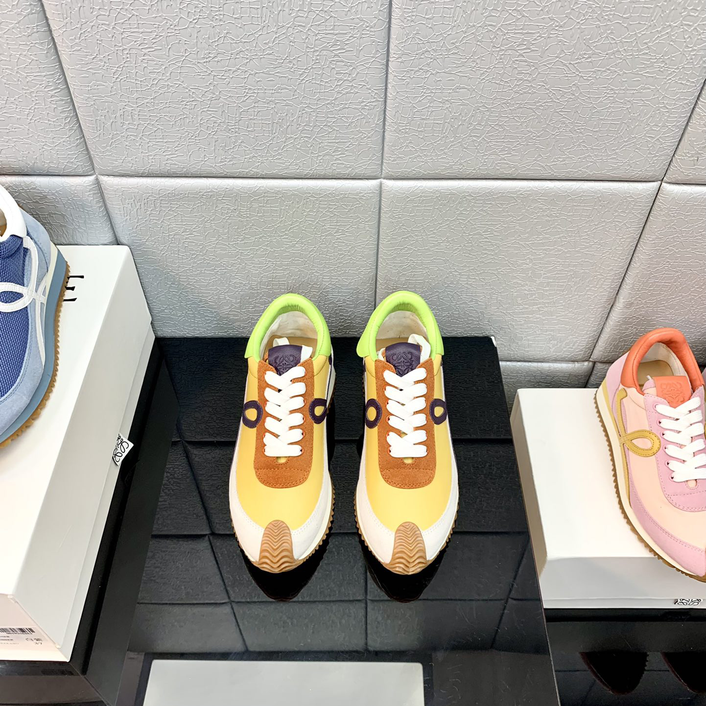 Loewe Flow Runner In Technical Mesh And Suede - EUR FASHION