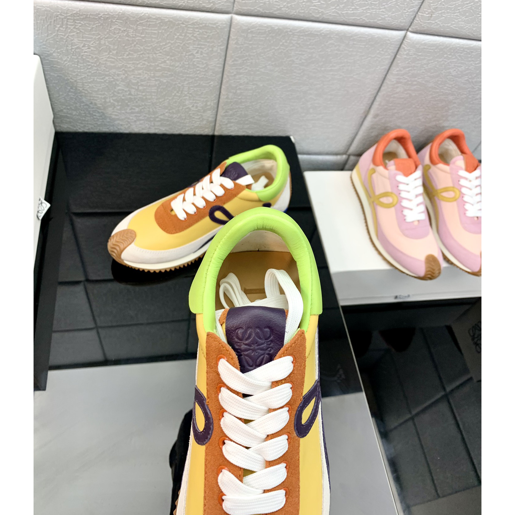 Loewe Flow Runner In Technical Mesh And Suede - EUR FASHION