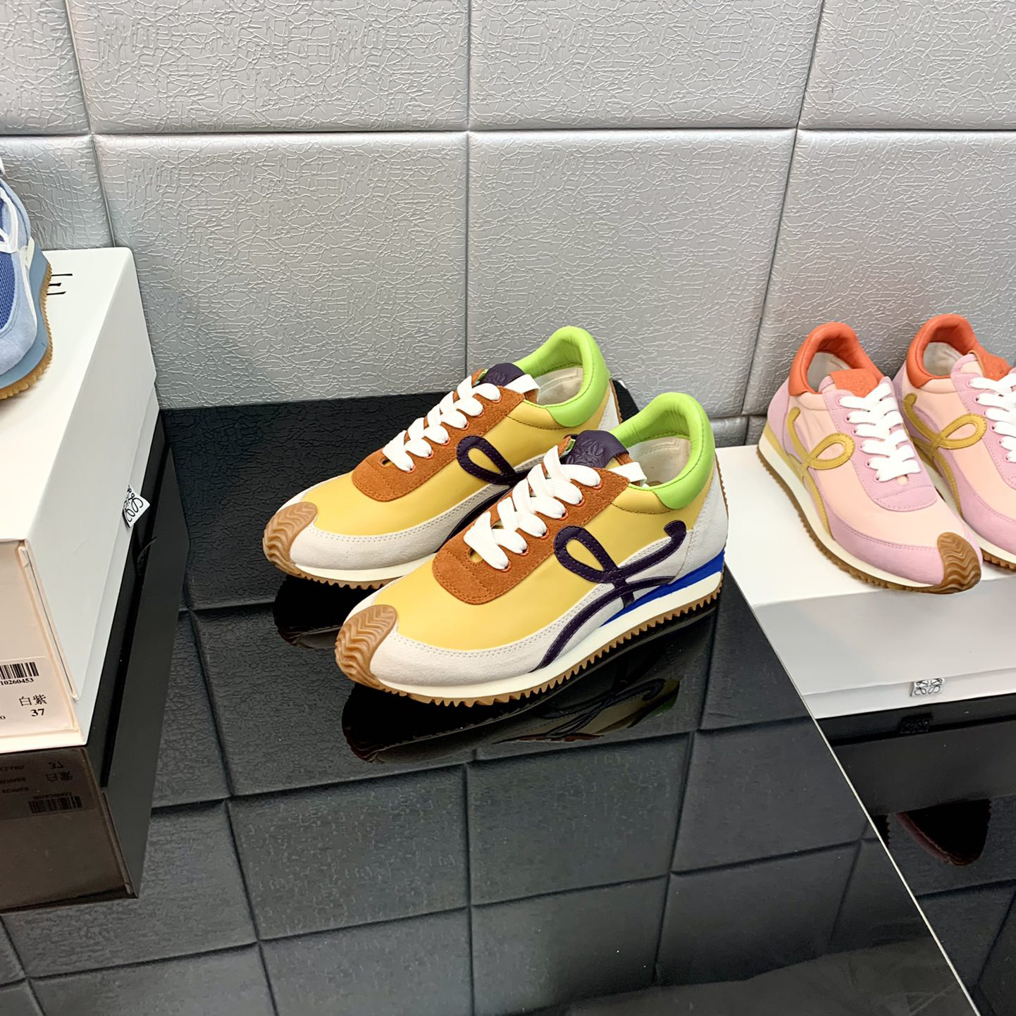 Loewe Flow Runner In Technical Mesh And Suede - EUR FASHION