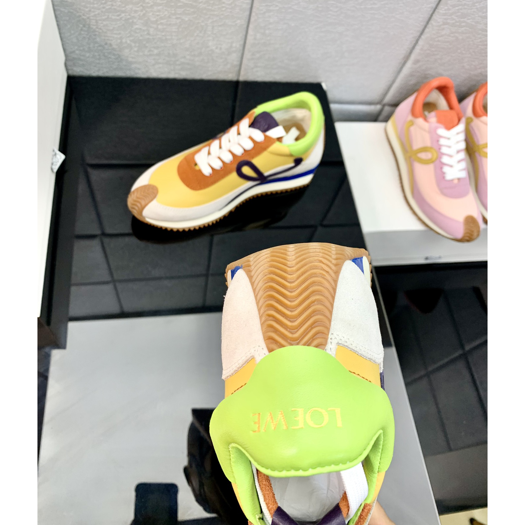 Loewe Flow Runner In Technical Mesh And Suede - EUR FASHION