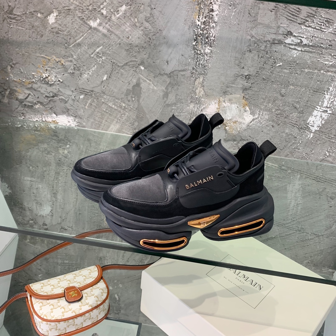 Balmain B-Bold Low-Top Sneakers - EUR FASHION