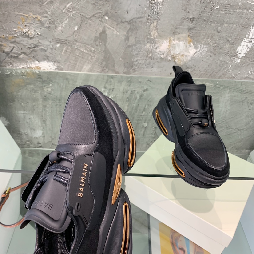 Balmain B-Bold Low-Top Sneakers - EUR FASHION