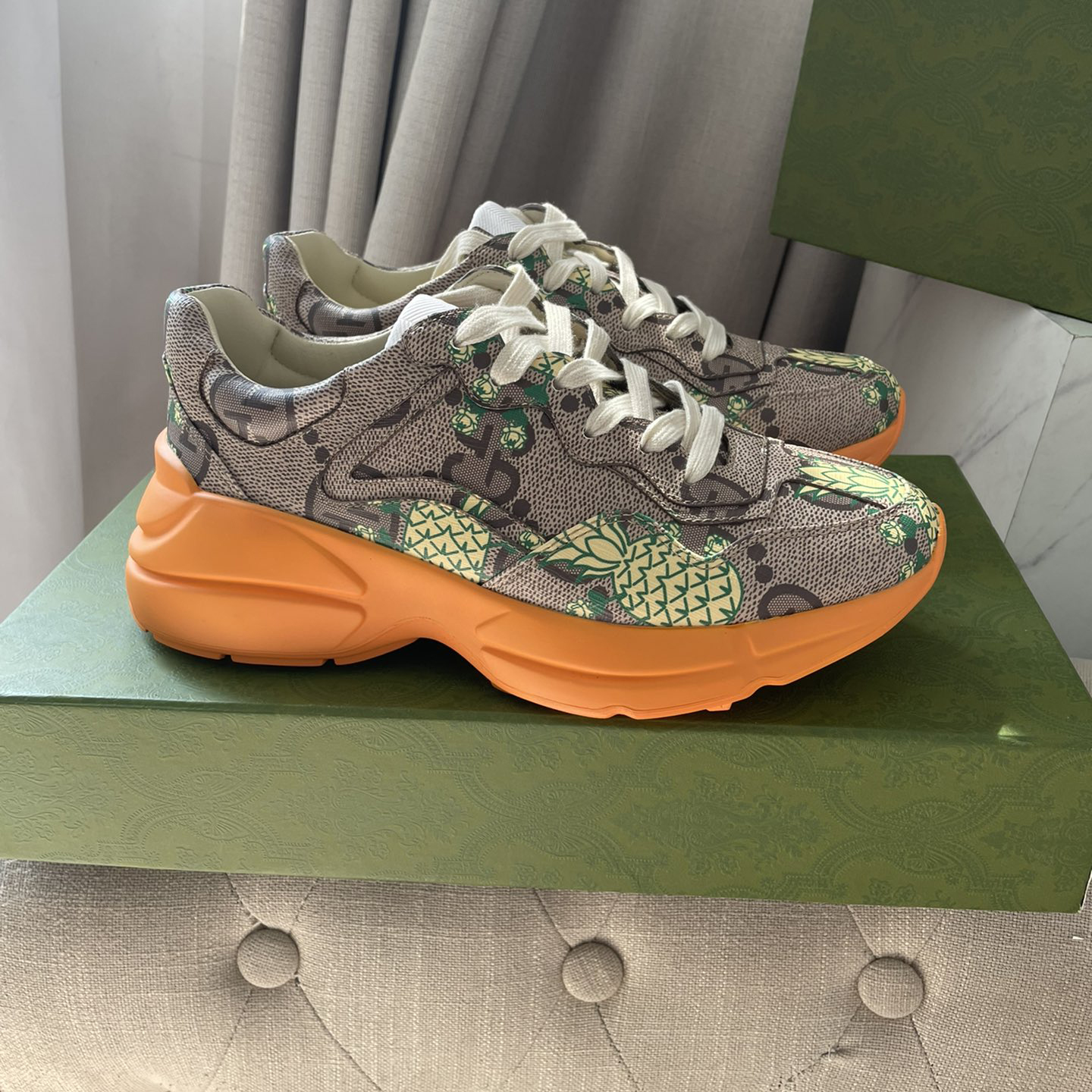 Gucci Pineapple Rhyton Sneaker - EUR FASHION