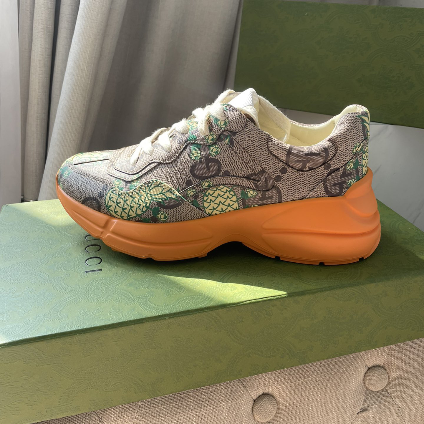 Gucci Pineapple Rhyton Sneaker - EUR FASHION