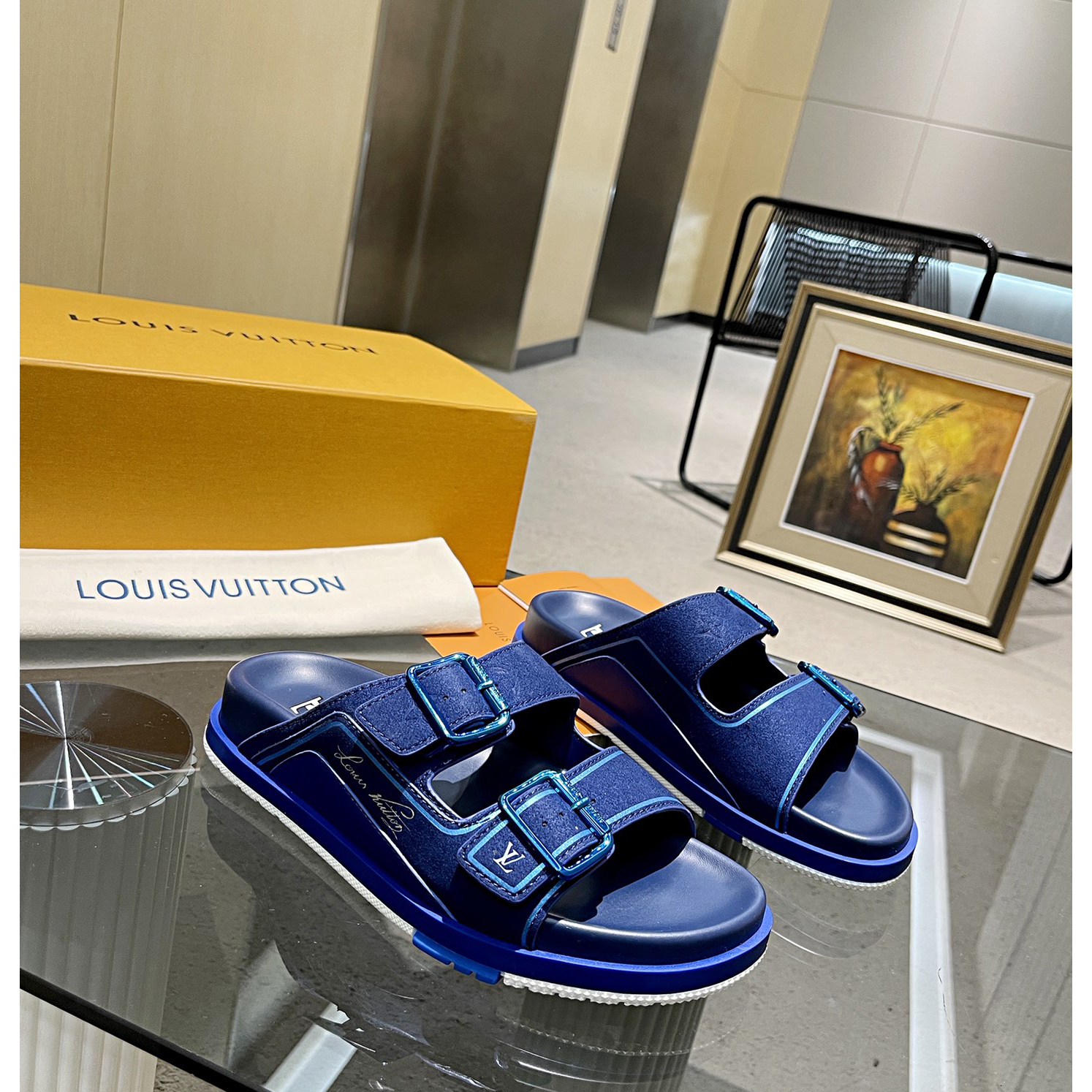 Louis Vuitton Men's Trainer Slippers - EUR FASHION