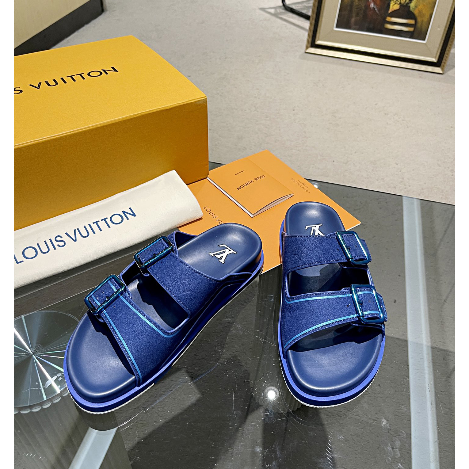 Louis Vuitton Men's Trainer Slippers - EUR FASHION