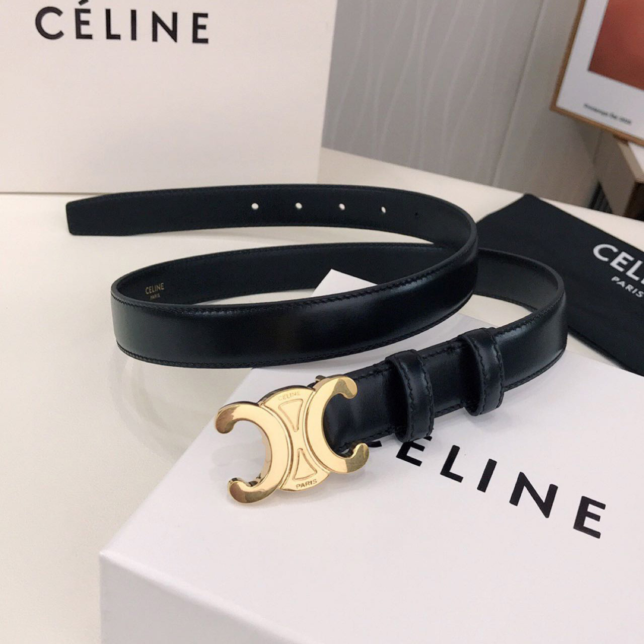 Celine Triomphe Belt - EUR FASHION