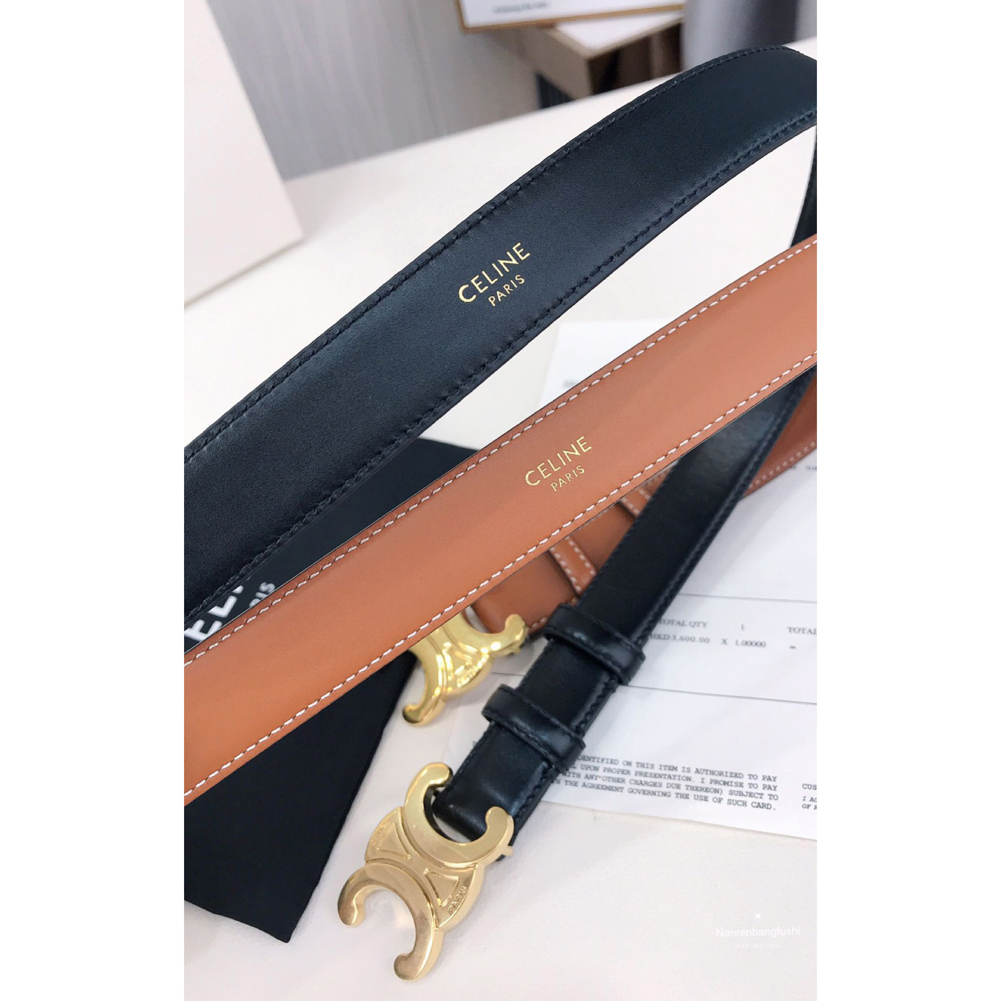 Celine Triomphe Belt - EUR FASHION