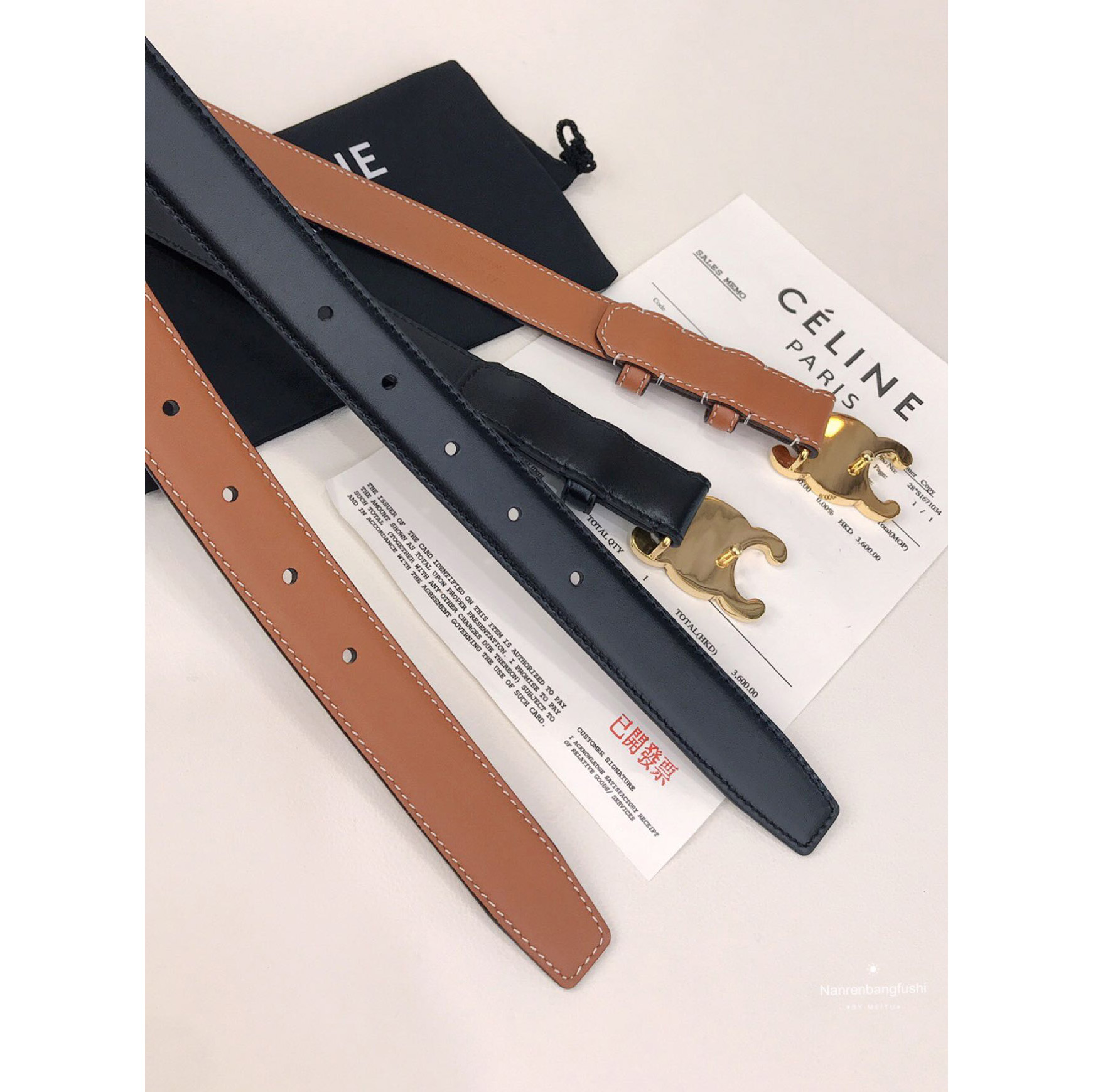 Celine Triomphe Belt - EUR FASHION