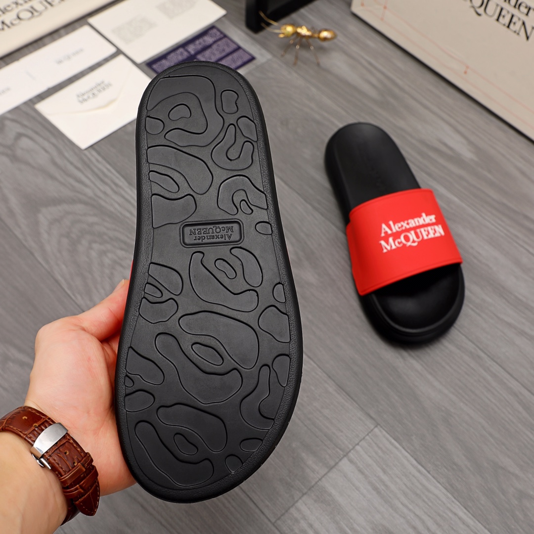 Alexander Mqueen Logo Slipper - EUR FASHION