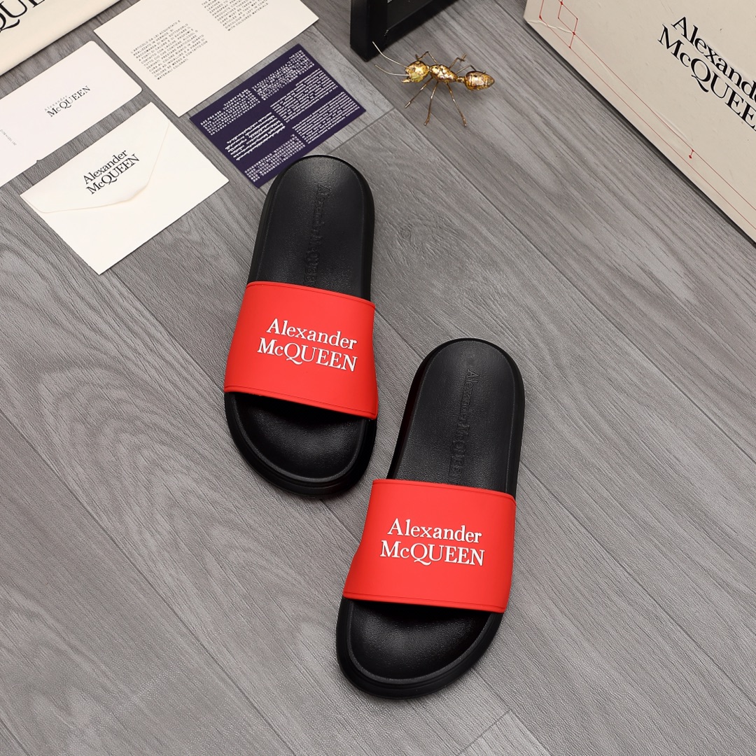 Alexander Mqueen Logo Slipper - EUR FASHION