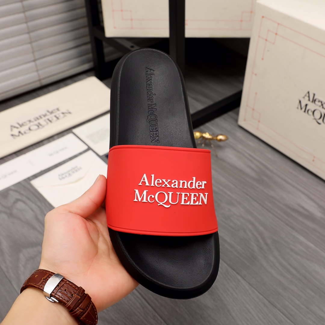 Alexander Mqueen Logo Slipper - EUR FASHION