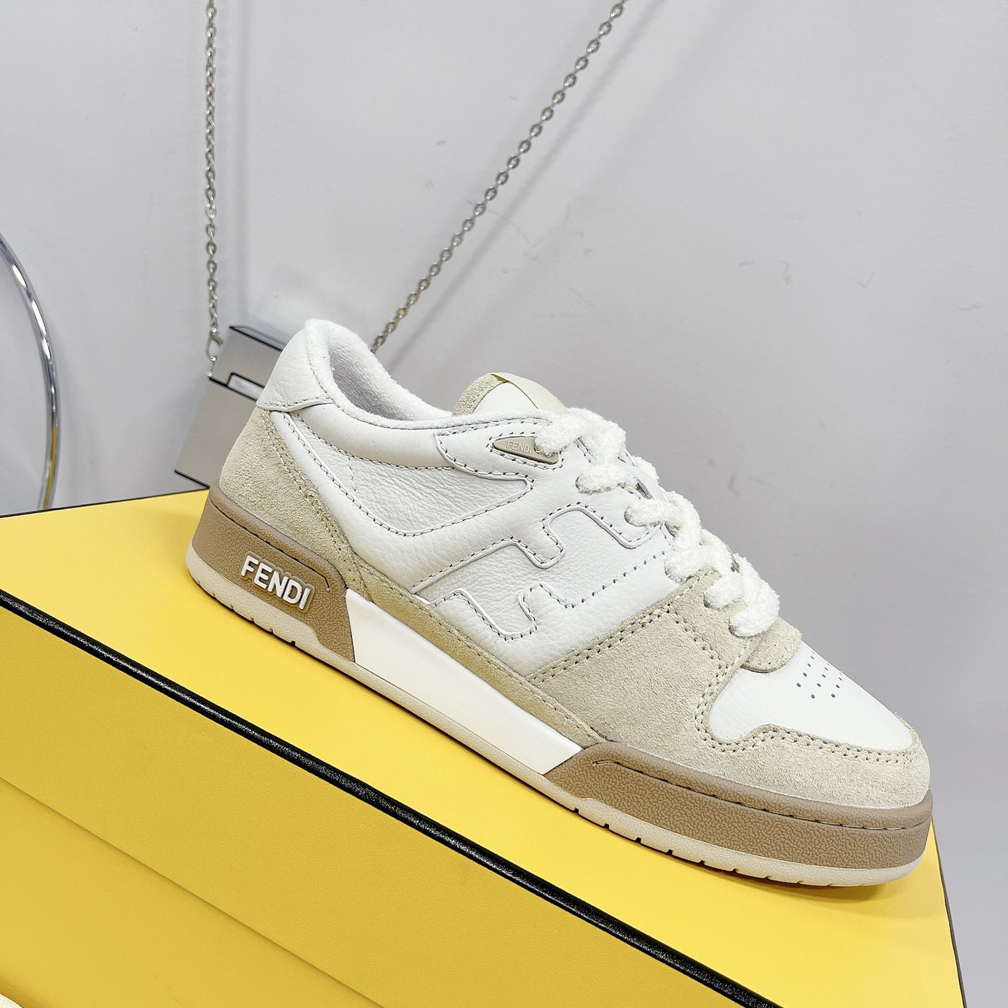Fendi Match White Suede Low Tops Sneaker(Upon UK size) - EUR FASHION