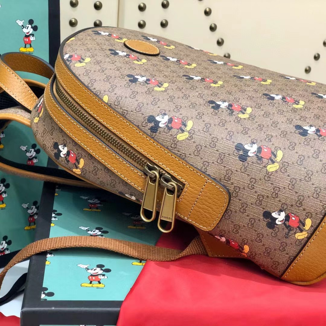 Gucci x Disney Mickey Mouse Medium Backpack（22-29-12CM） - EUR FASHION