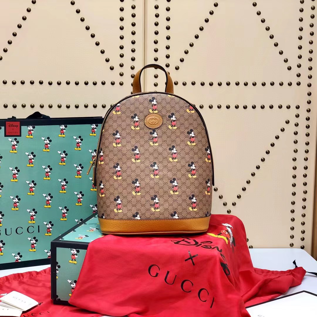 Gucci x Disney Mickey Mouse Medium Backpack（22-29-12CM） - EUR FASHION
