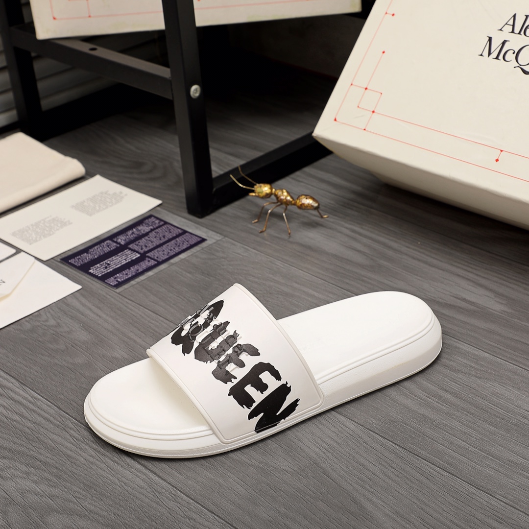 Alexander Mqueen Logo Slipper - EUR FASHION