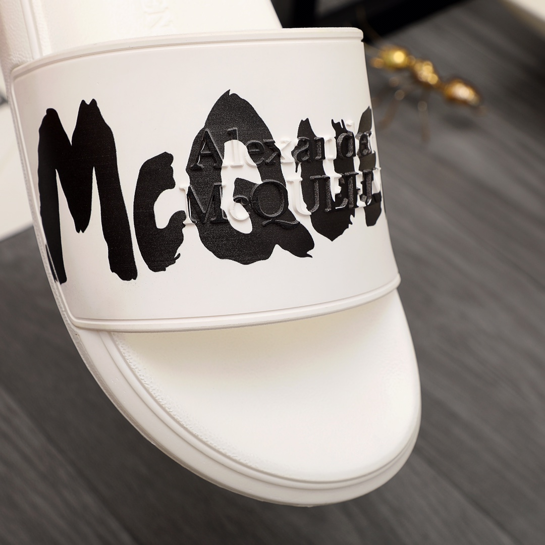 Alexander Mqueen Logo Slipper - EUR FASHION