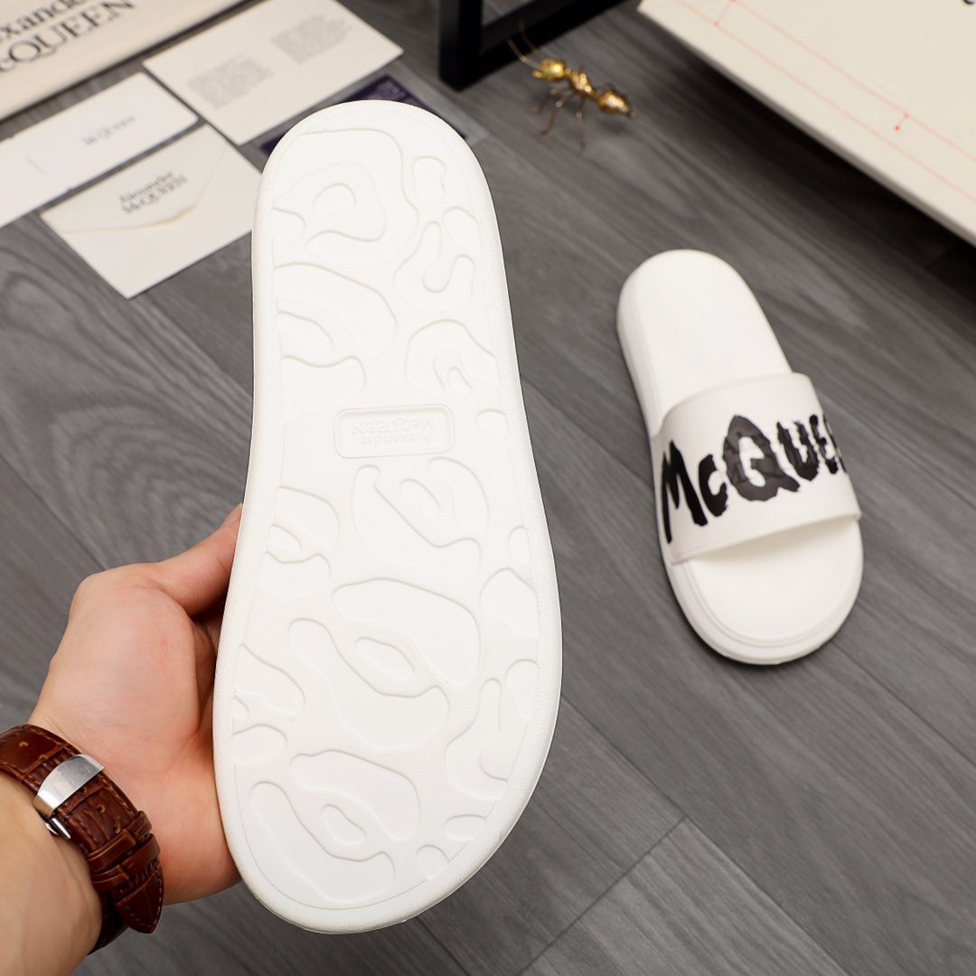 Alexander Mqueen Logo Slipper - EUR FASHION