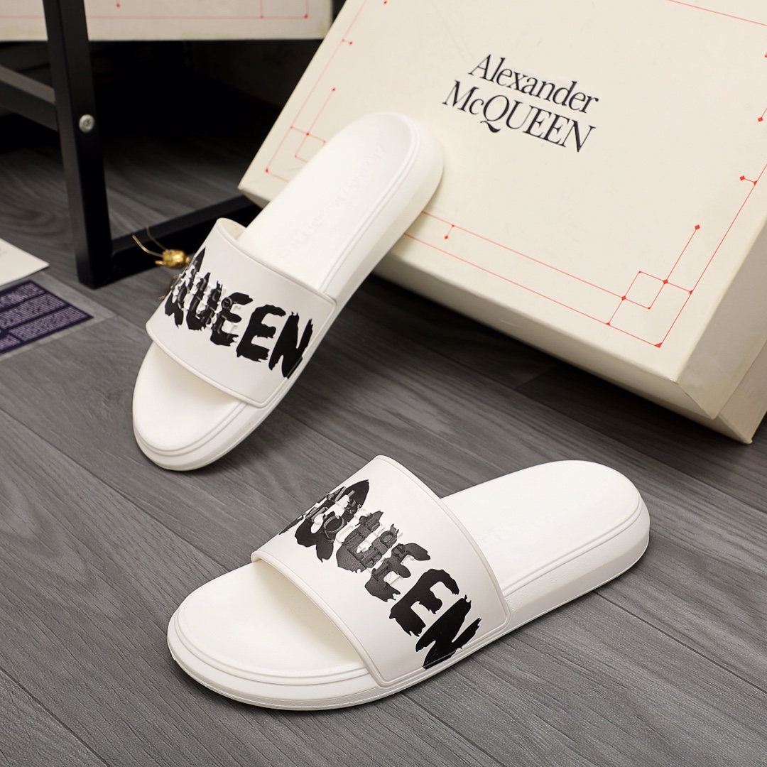 Alexander Mqueen Logo Slipper - EUR FASHION