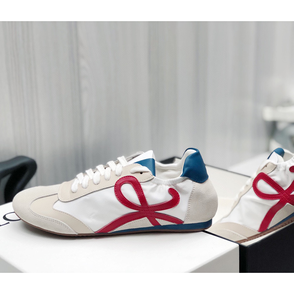 Loewe Ballet Runner In Nylon And Calfskin - EUR FASHION