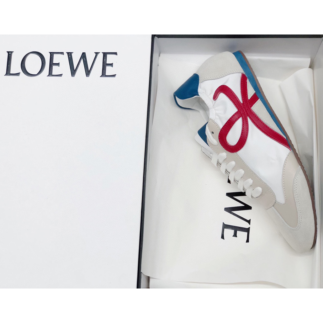 Loewe Ballet Runner In Nylon And Calfskin - EUR FASHION