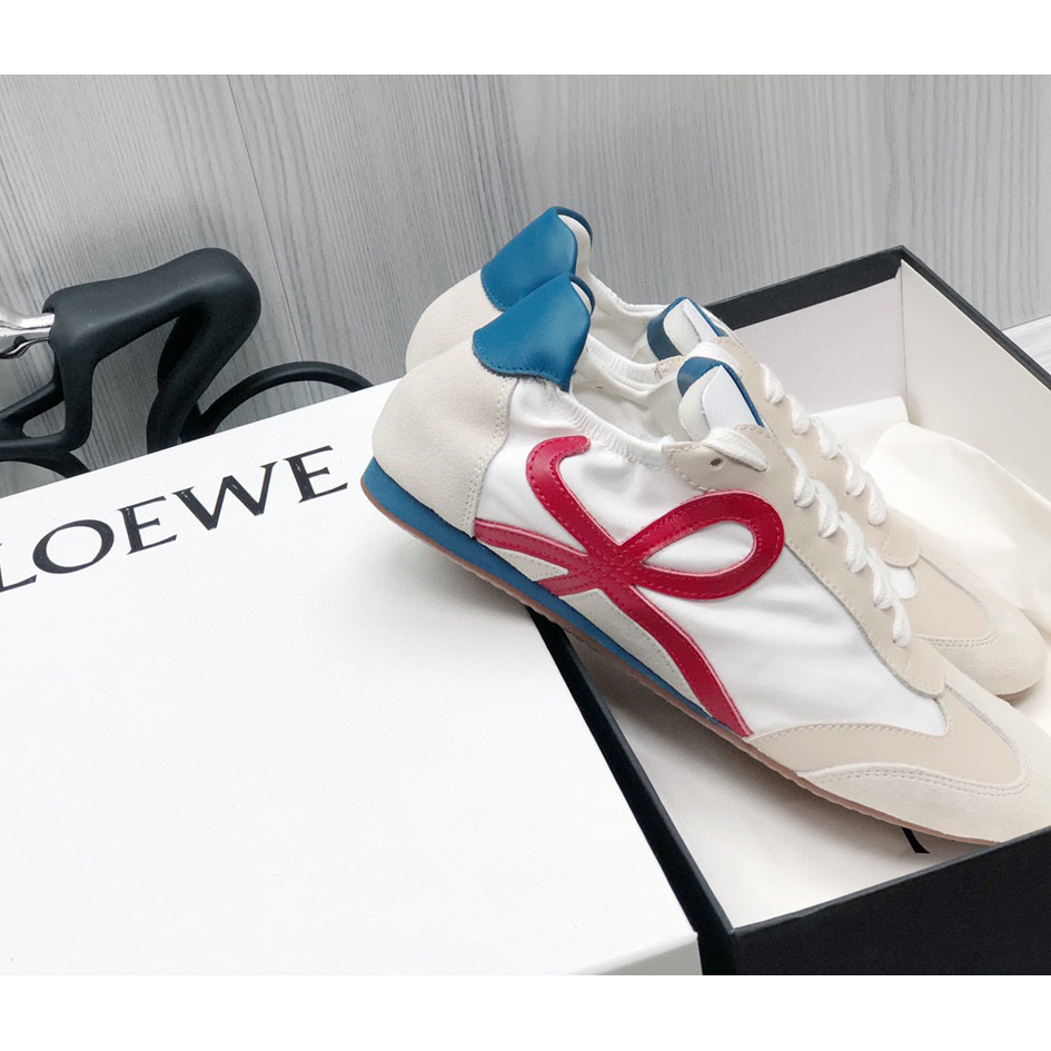 Loewe Ballet Runner In Nylon And Calfskin - EUR FASHION