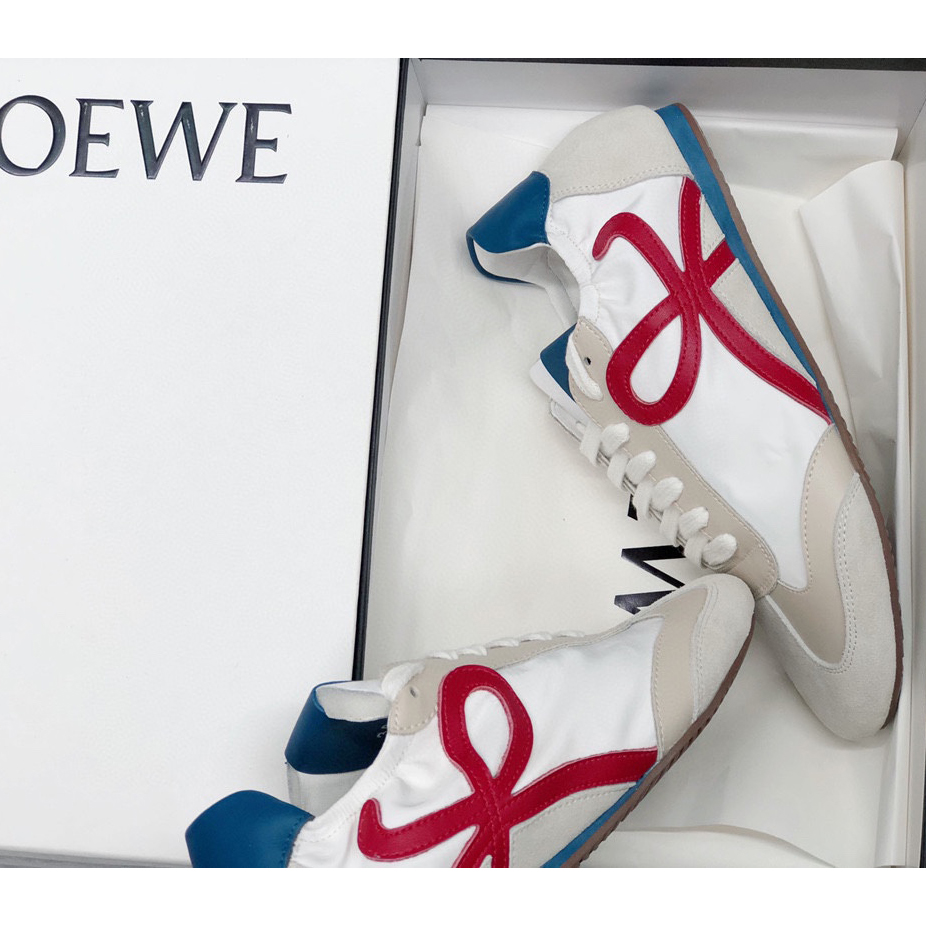 Loewe Ballet Runner In Nylon And Calfskin - EUR FASHION