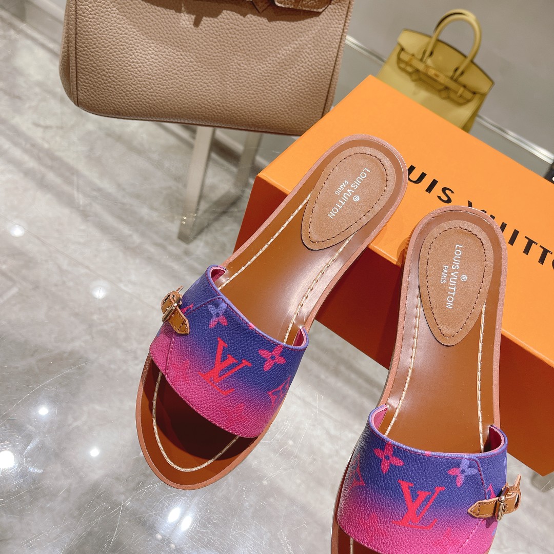 Louis Vuitton Lock It Flat Mule - EUR FASHION