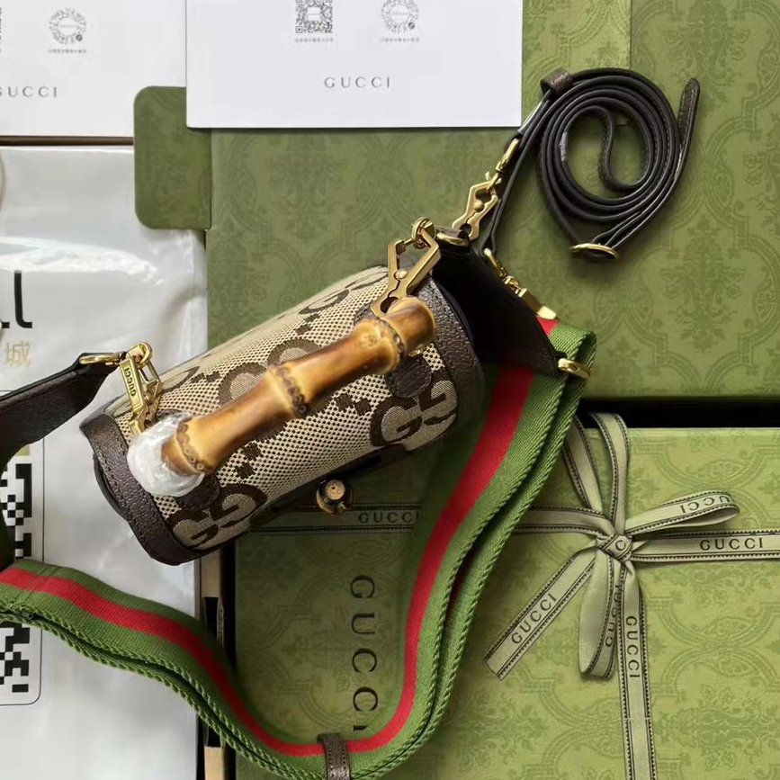 Gucci GG Bamboo Handle Bag（17-12-7.5CM） - EUR FASHION