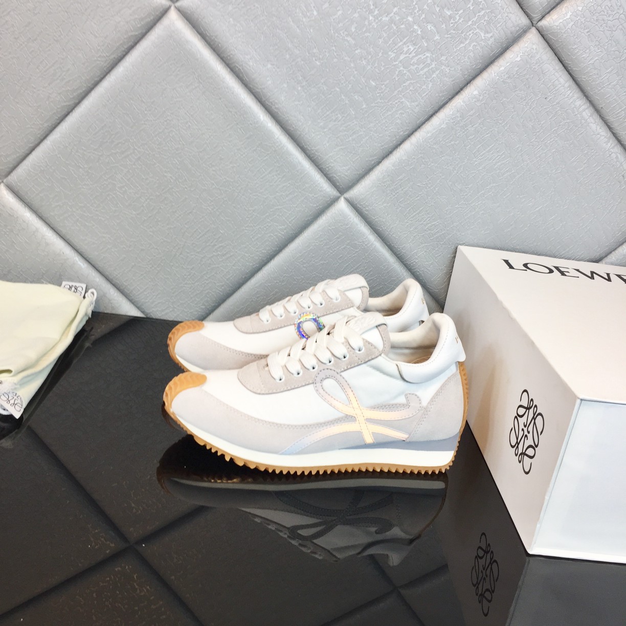 Loewe Flow Runner In Calfskin - EUR FASHION