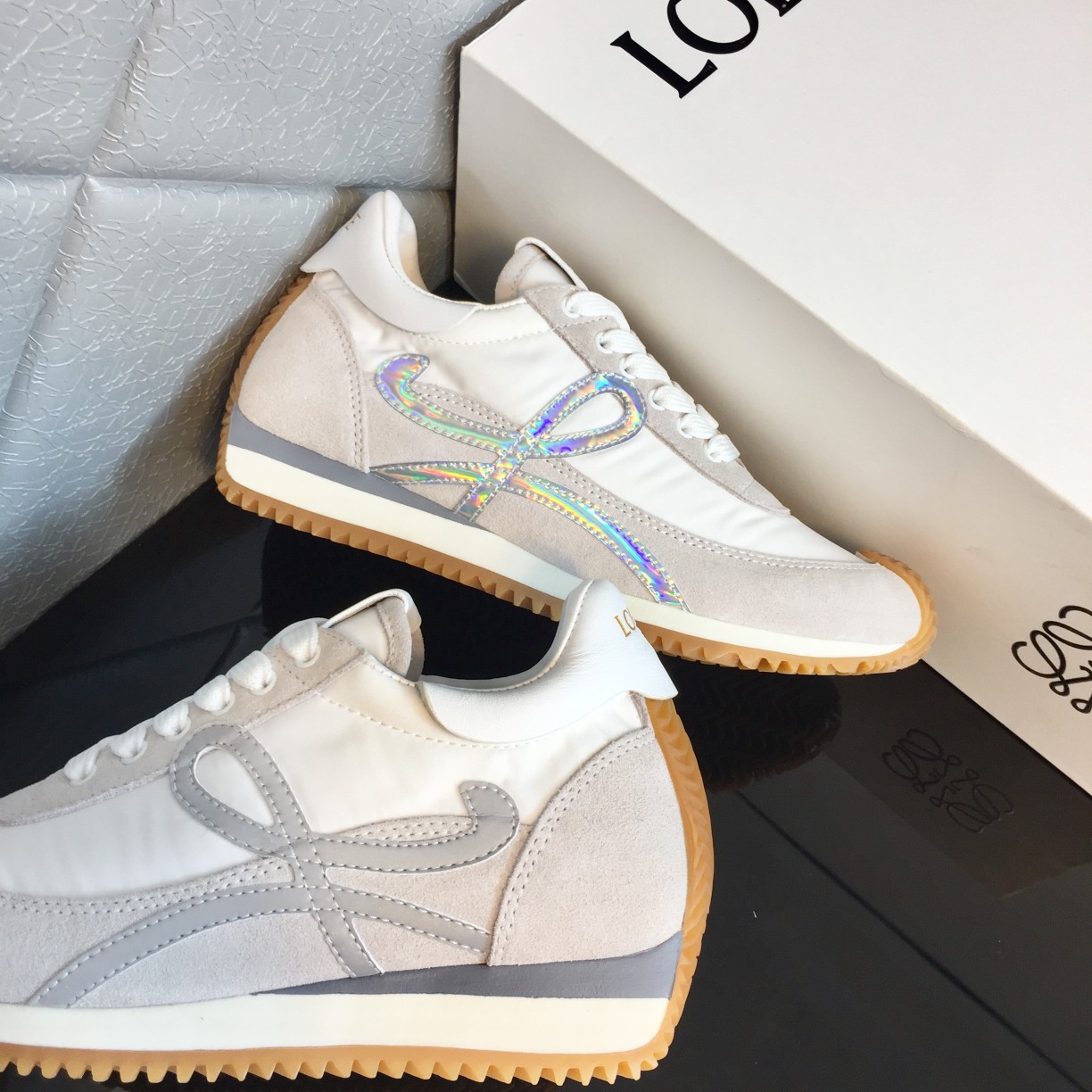 Loewe Flow Runner In Calfskin - EUR FASHION