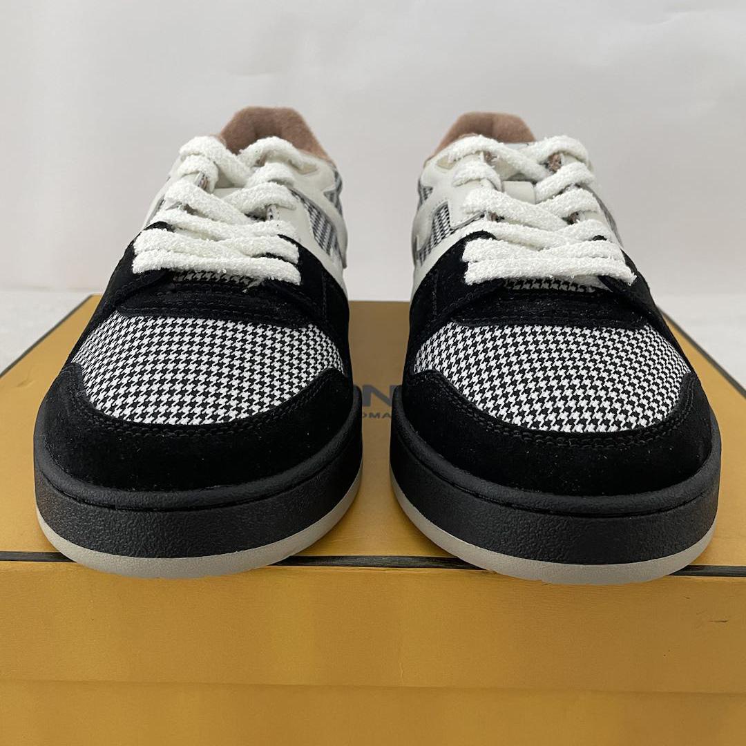 Fendi Match Low Tops In Black Suede Sneaker - EUR FASHION