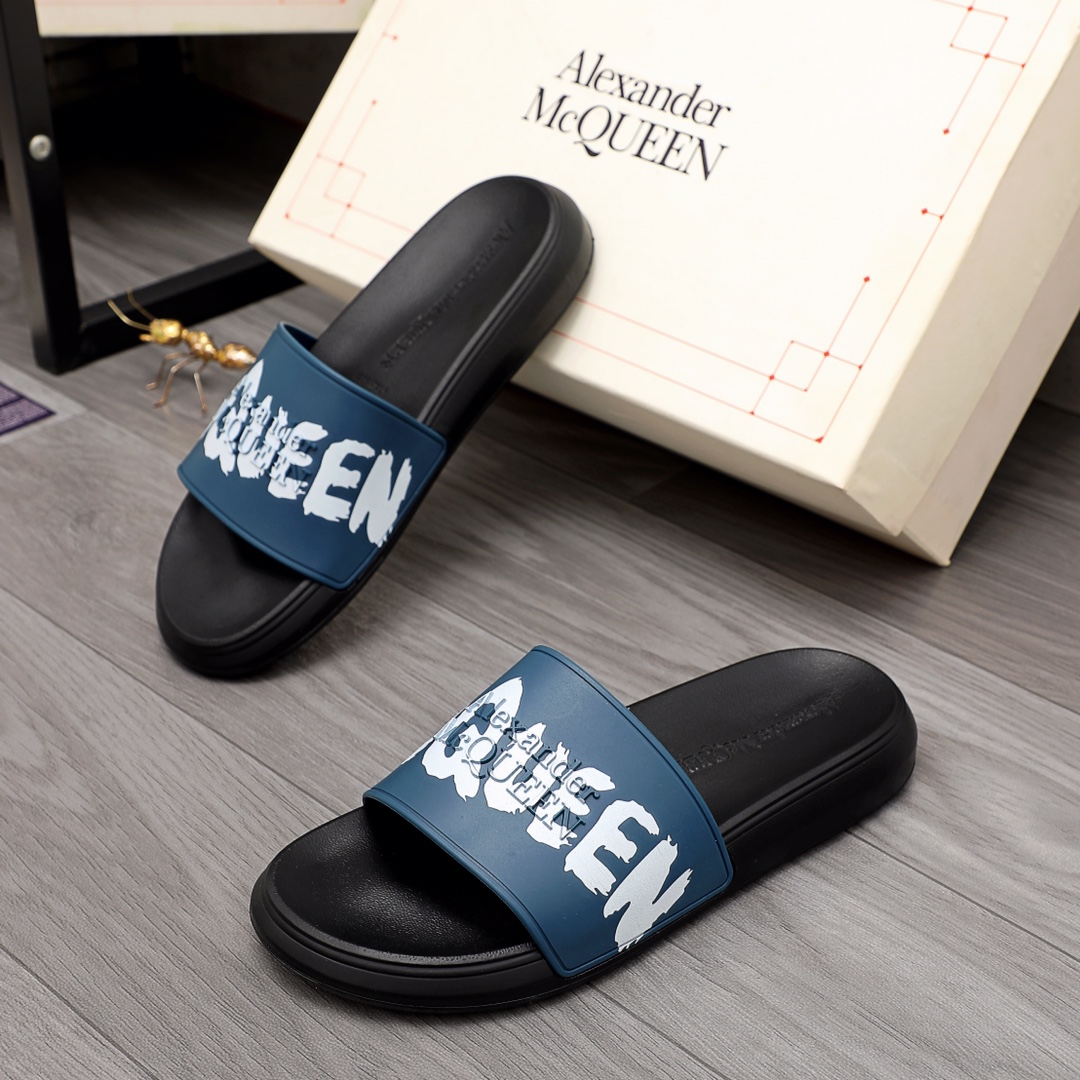 Alexander Mqueen Logo Slipper - EUR FASHION