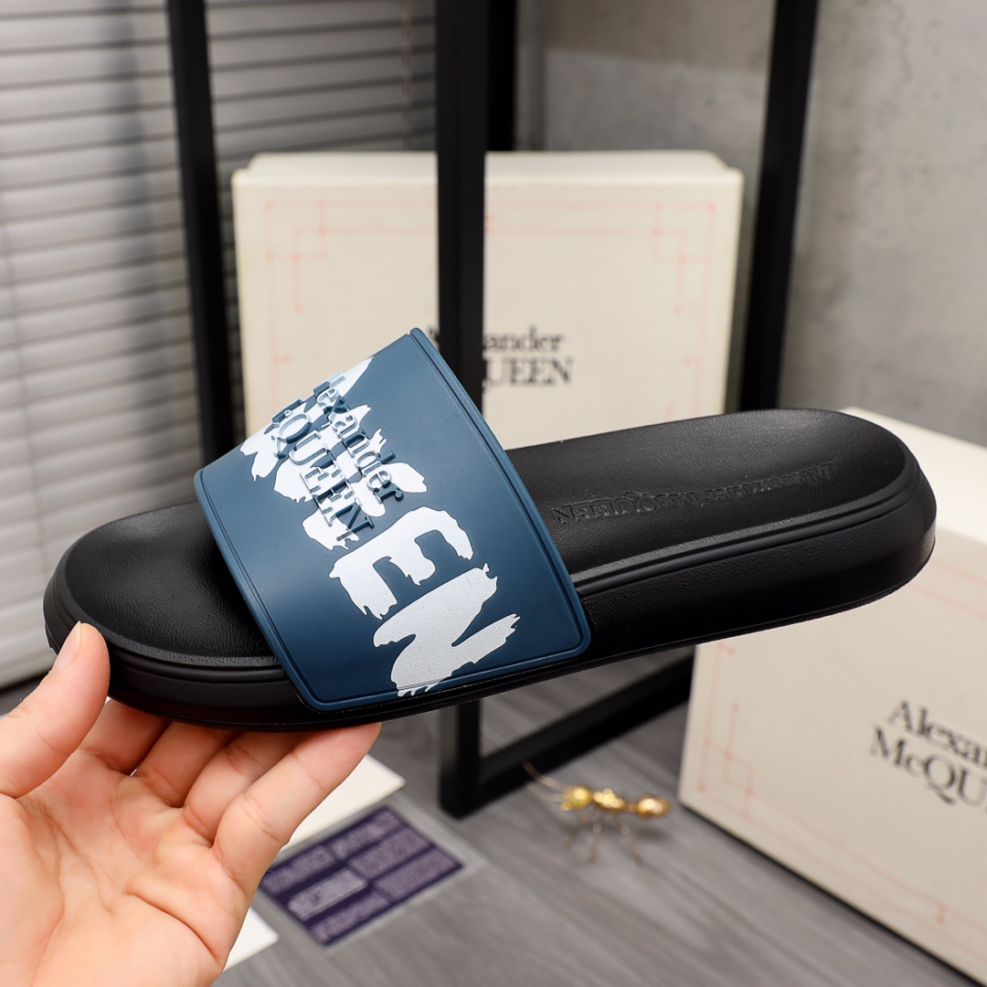 Alexander Mqueen Logo Slipper - EUR FASHION