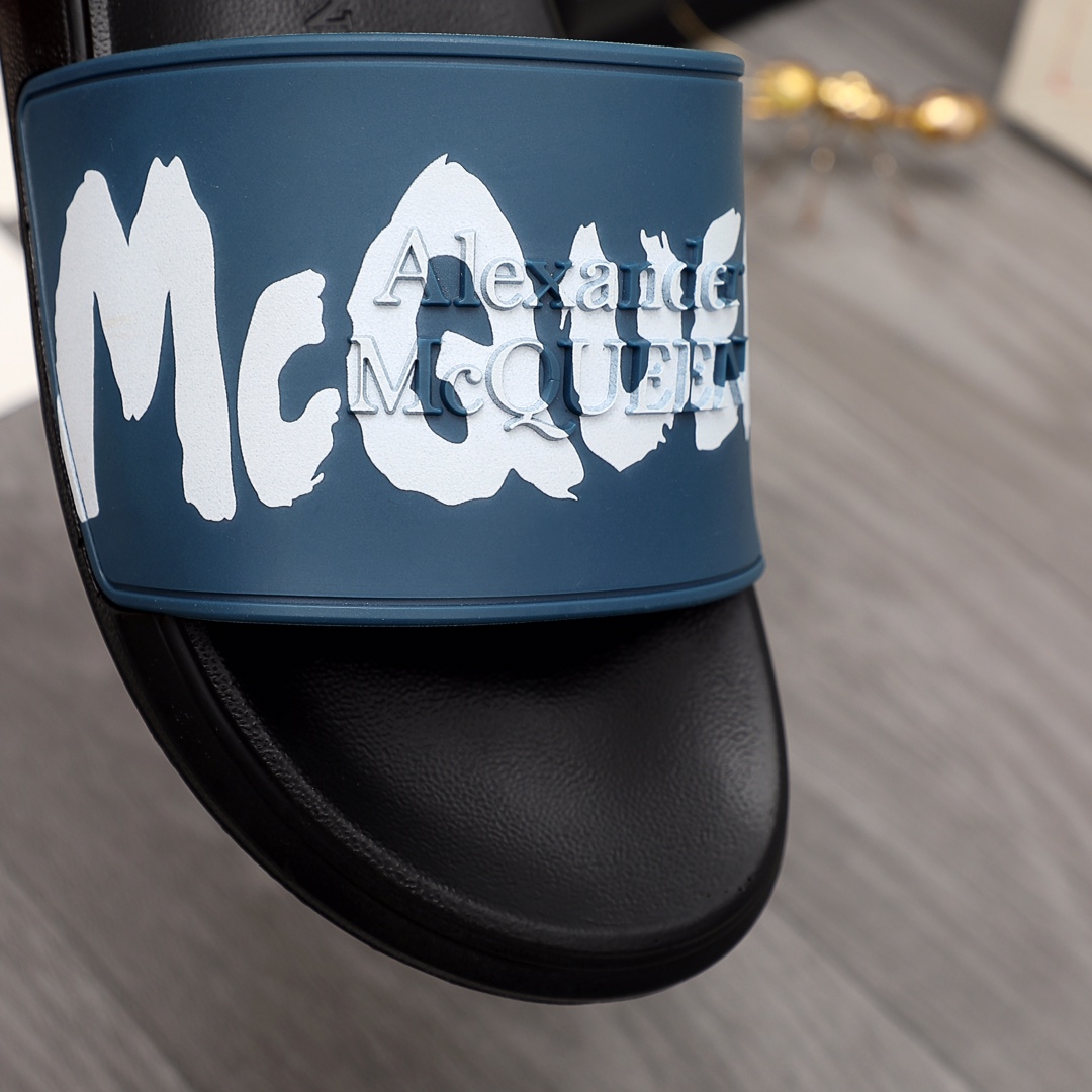 Alexander Mqueen Logo Slipper - EUR FASHION
