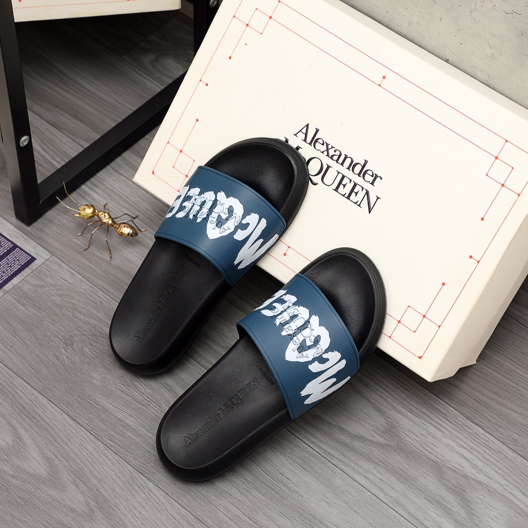 Alexander Mqueen Logo Slipper - EUR FASHION