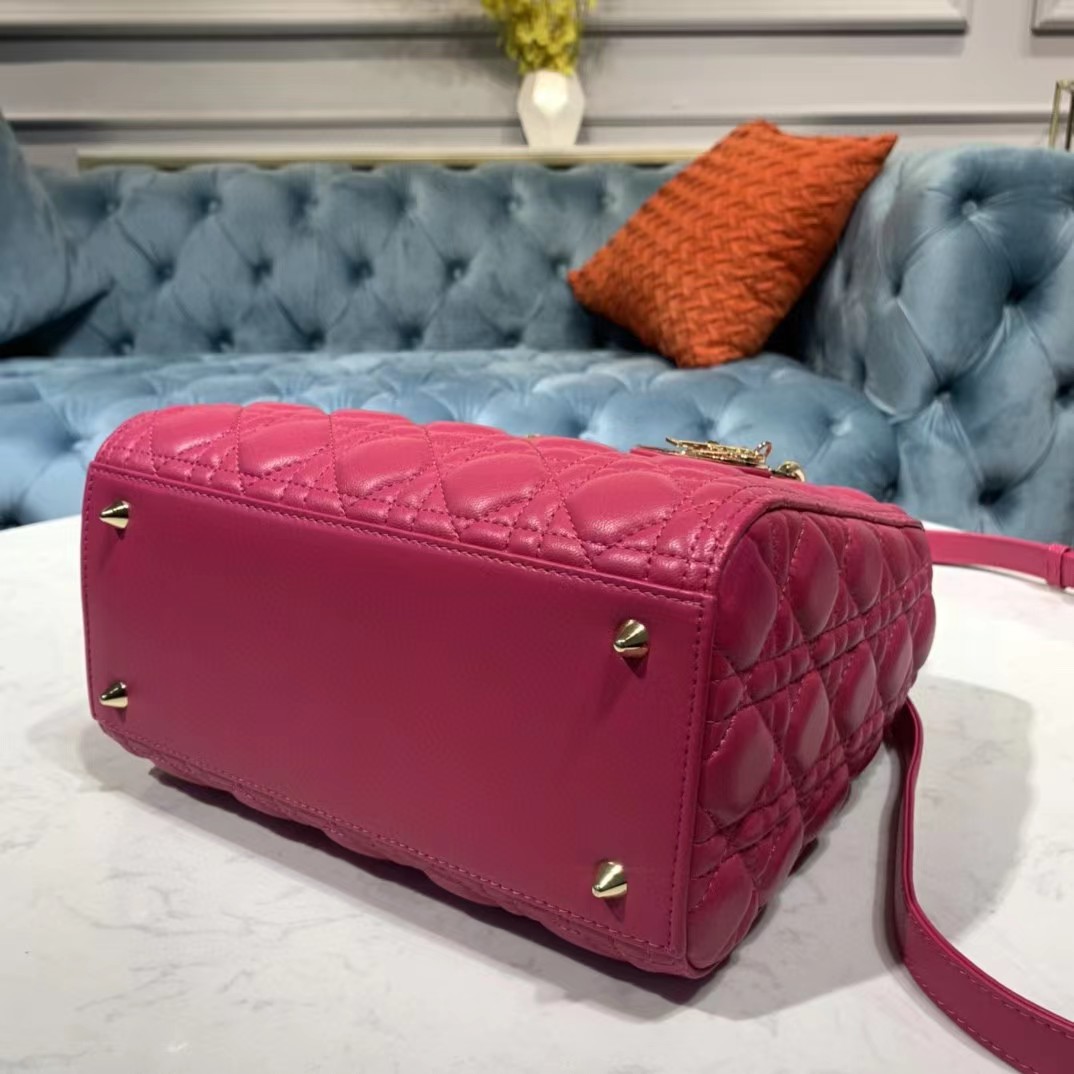 Dior Lady Bag  Cannage Calfskin（24-20-11CM） - EUR FASHION