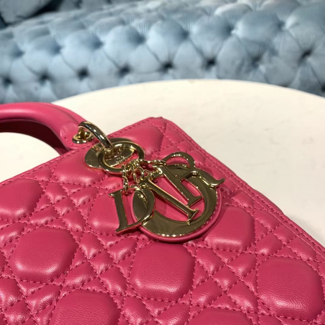 Dior Lady Bag  Cannage Calfskin（24-20-11CM） - EUR FASHION