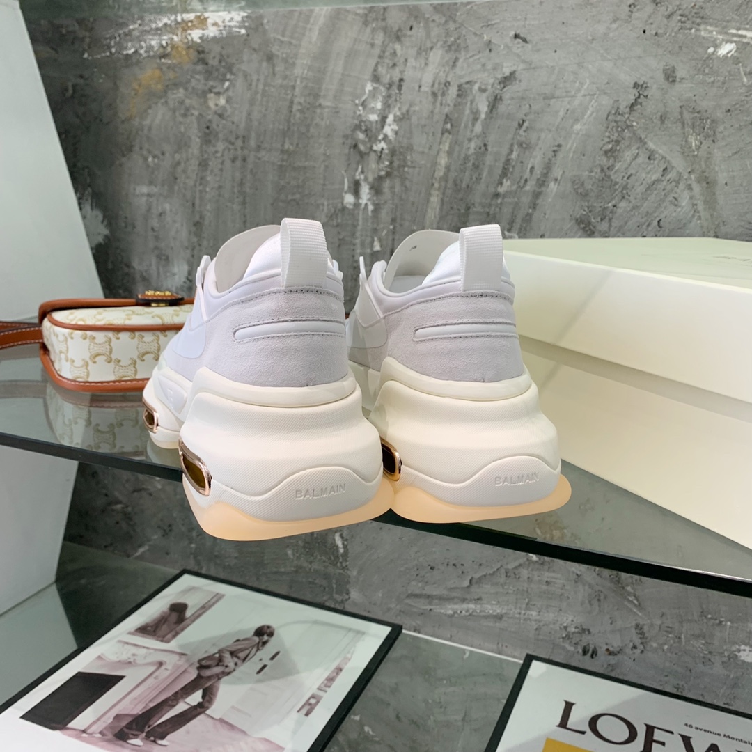 Balmain B-Bold Low-Top Sneakers - EUR FASHION