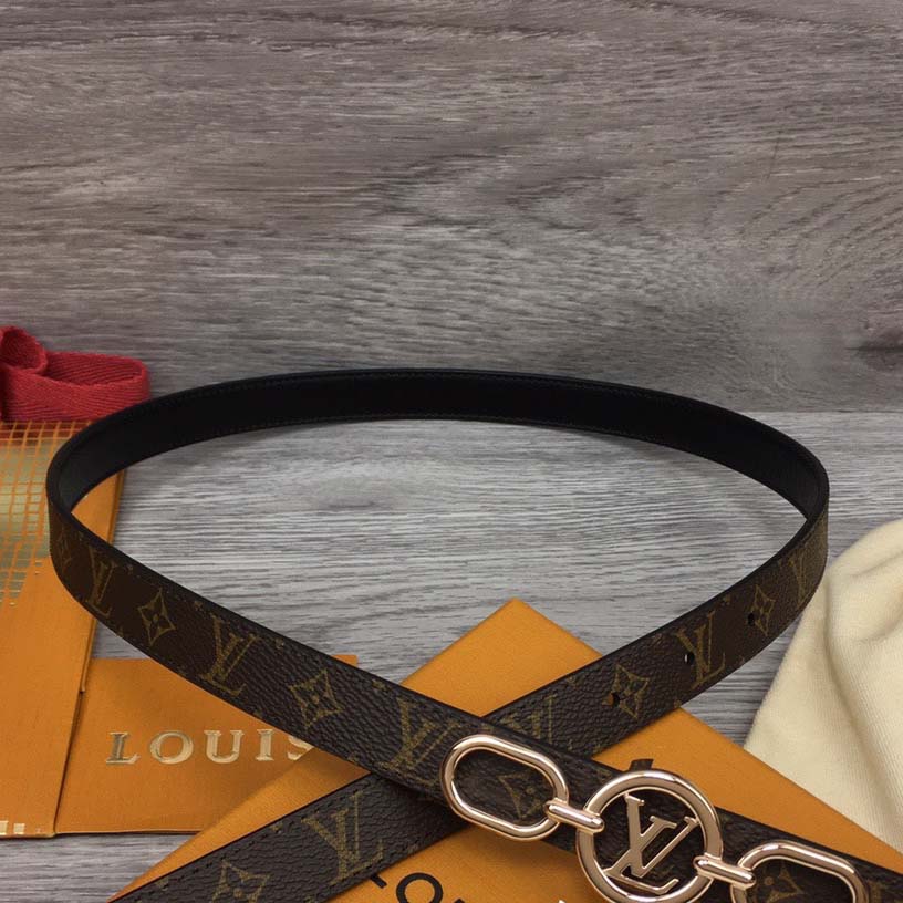 Louis Vuitton Squared LV 20mm Belt - EUR FASHION