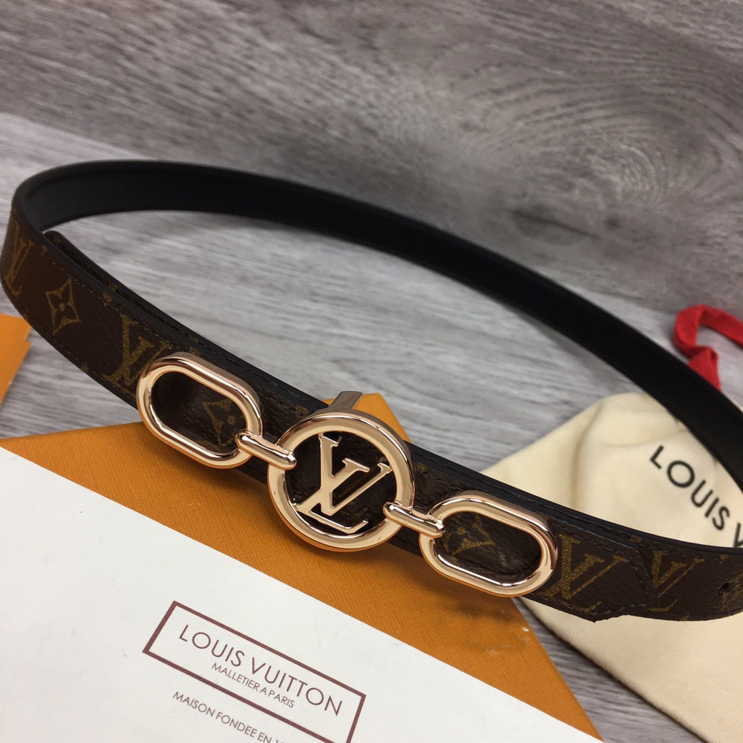 Louis Vuitton Squared LV 20mm Belt - EUR FASHION