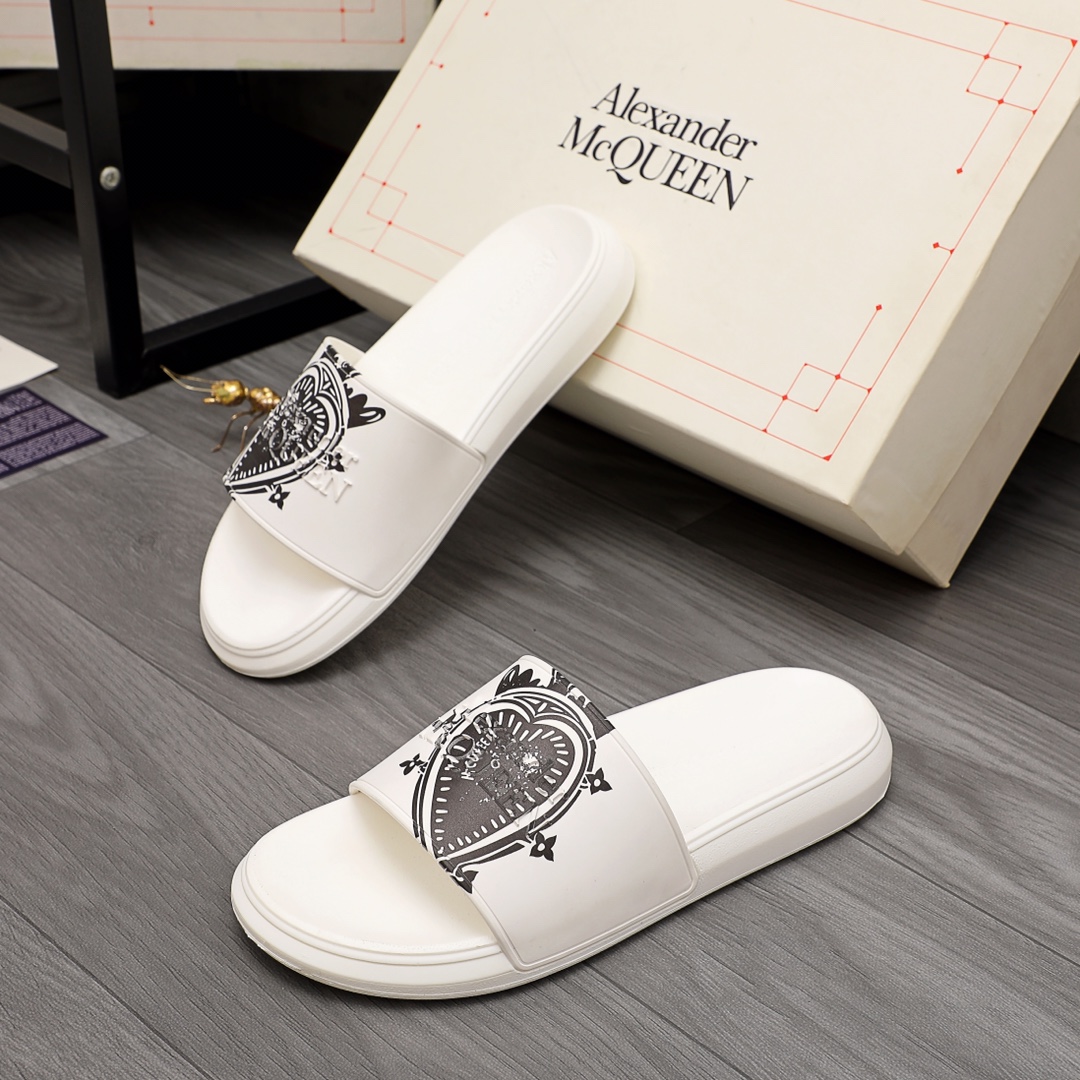 Alexander Mqueen Logo Slipper - EUR FASHION