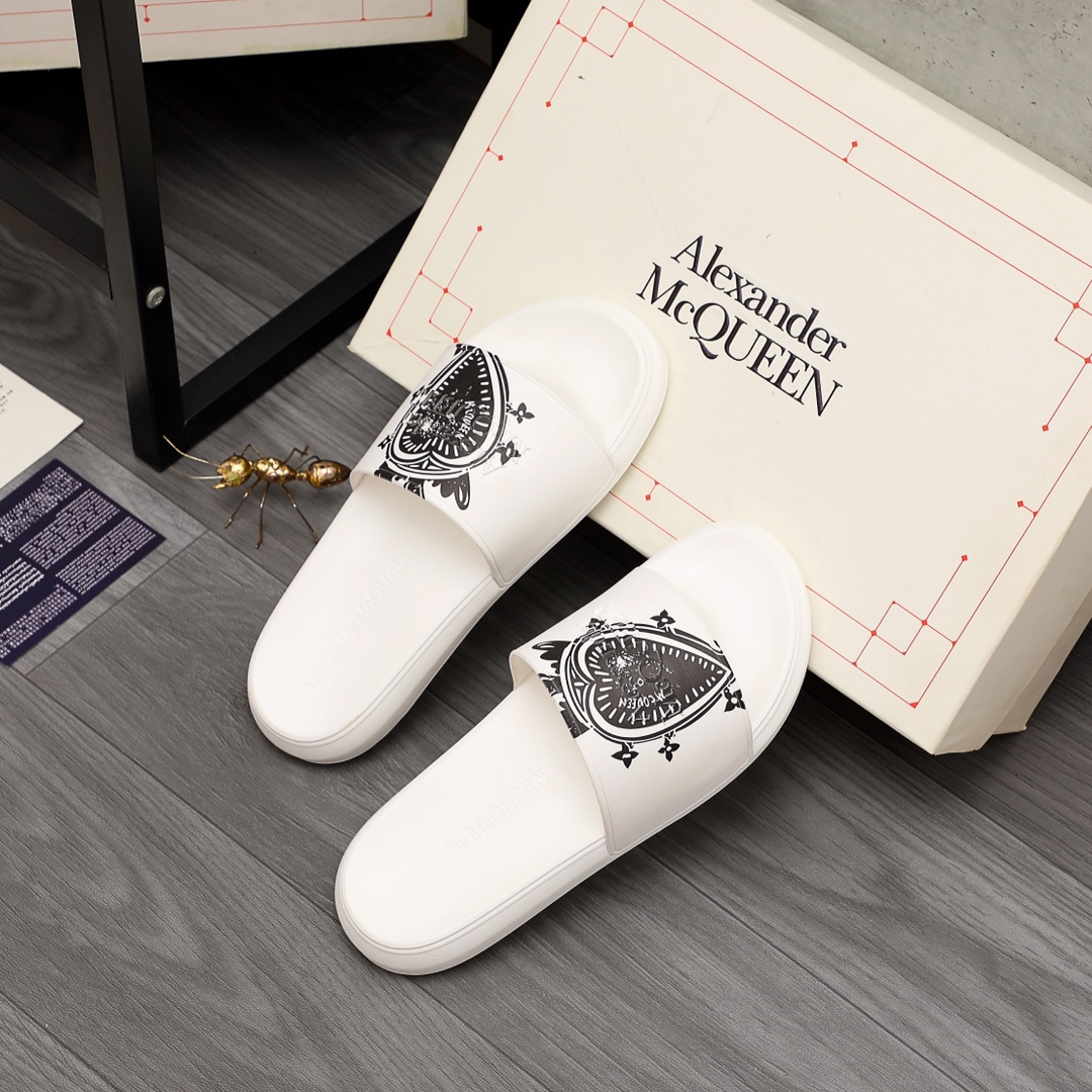 Alexander Mqueen Logo Slipper - EUR FASHION